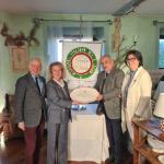 Da sinistra:  R. Tanzi (Salsomaggiore), A. Draghi Serpagli (Borgo Val di Taro), G. Spartà (D.O. Borgo Val di Taro), C. Prati (Bassa Parmense)