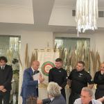 La premiazione della brigata di cucina e della brigata di sala