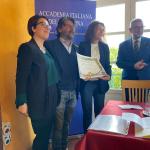 Premio Alberini a Quacquarini con sindaca Silvia Pinzi