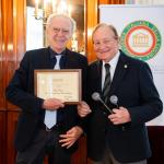 Mauro Bassini (Prix de la Littérature Gastronomique) e il Presidente Paolo Petroni