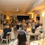 4.	La sala durante il ringraziamento alla chef Elena Sapio e al titolare Andrea Fabbri.