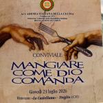 Il frontespizio del menu