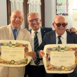 Piero Maroni, il Delegato Luca Cipiccia ed Enrico Cipiccia