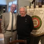 il tesoriere Saverio Sani e il delegato Massimo Messina a il Podere